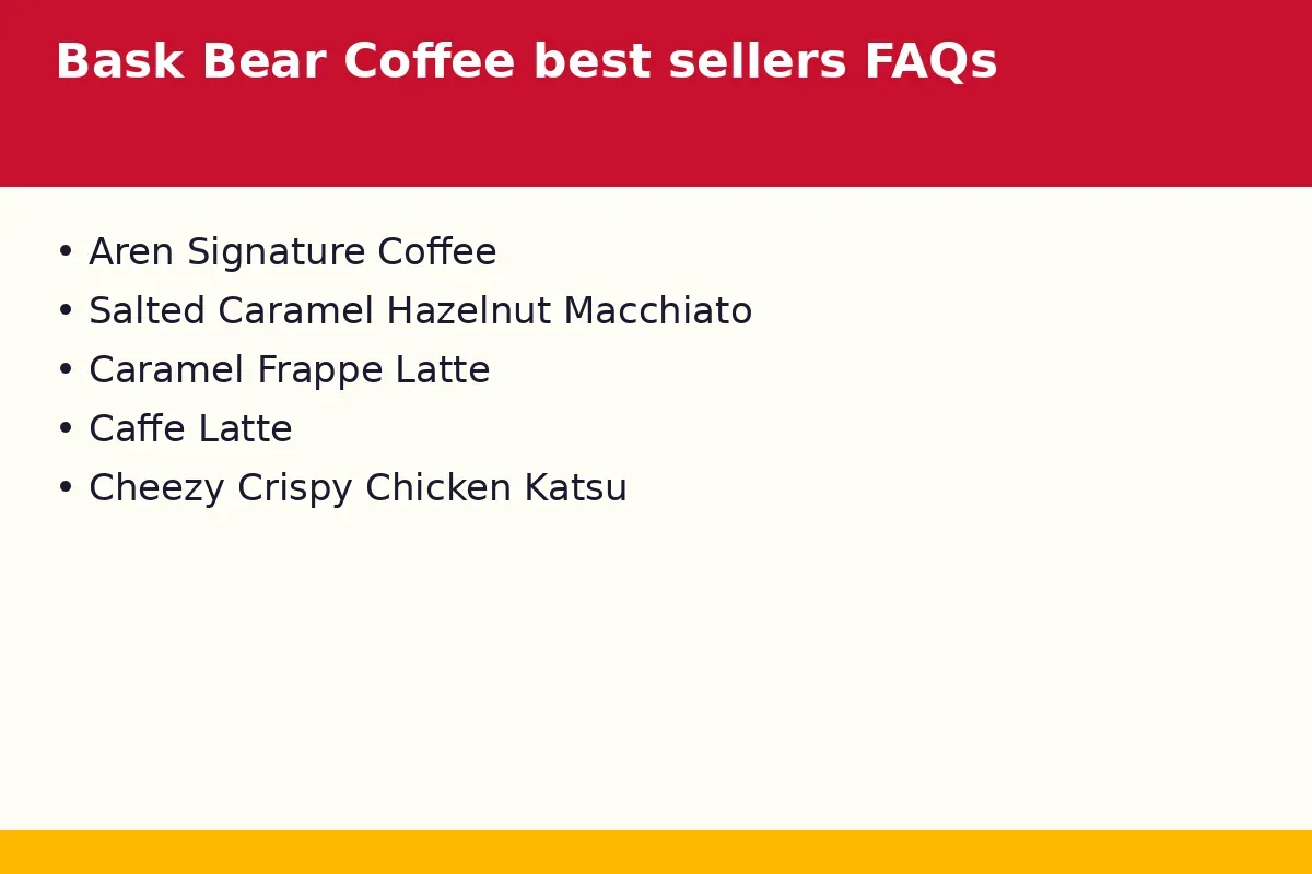 Bask Bear Coffee best sellers FAQs