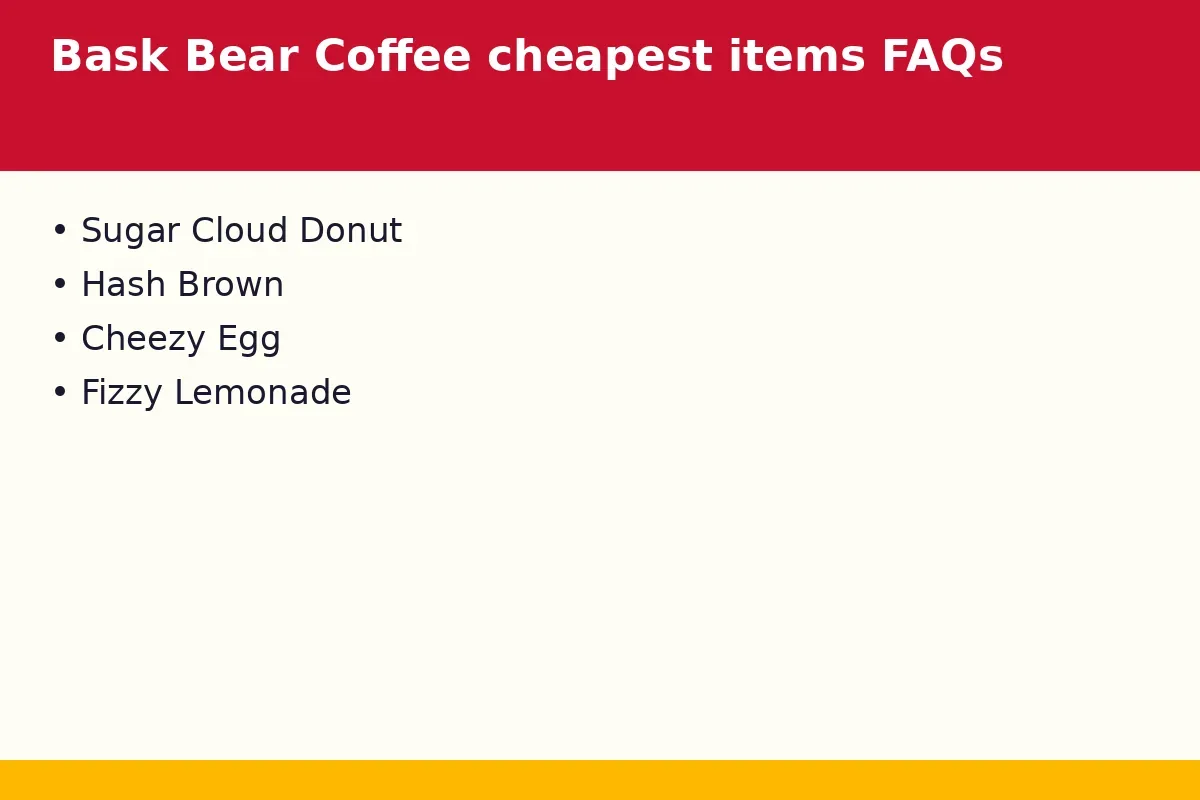 Bask Bear Coffee cheapest items FAQs