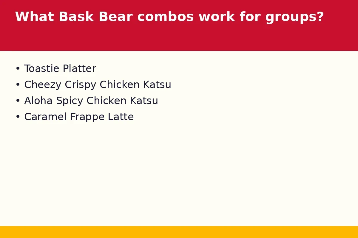 What Bask Bear combos work for groups?