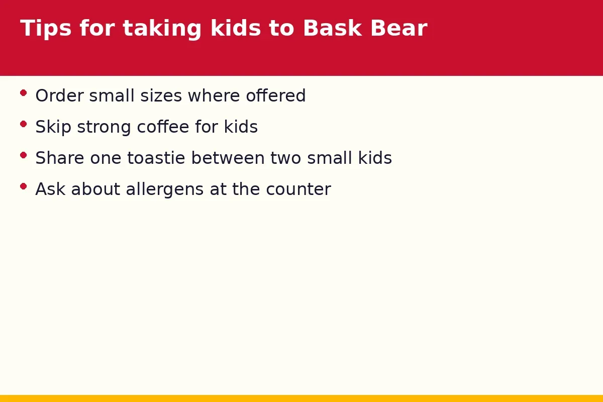 Tips for taking kids to Bask Bear