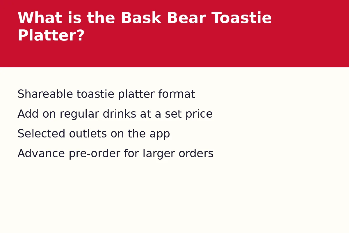 What is the Bask Bear Toastie Platter?