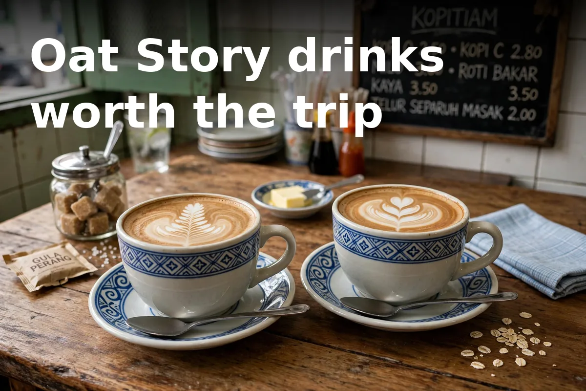 Oat Story drinks worth the trip