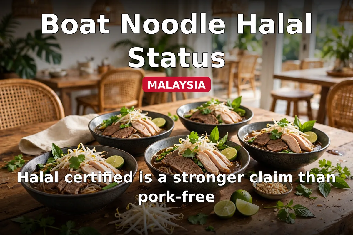 Halal certified is a stronger claim than pork-free