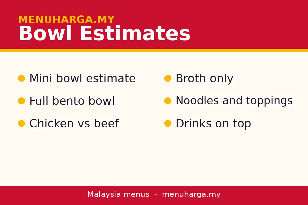 How many calories are in a Boat Noodle bowl?
