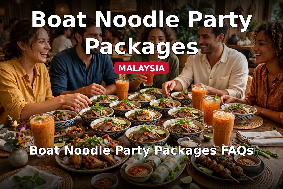 Boat Noodle party packages FAQs