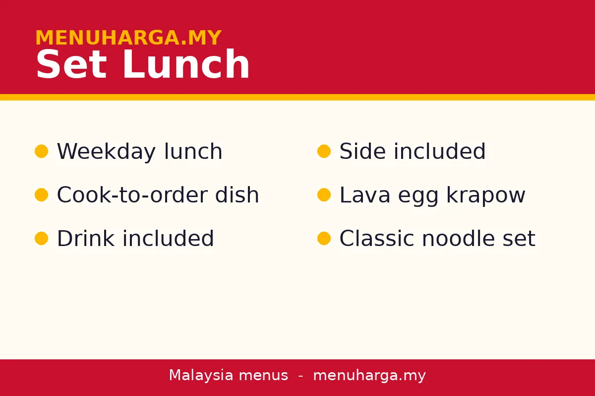 Is the Boat Noodle set lunch still available?