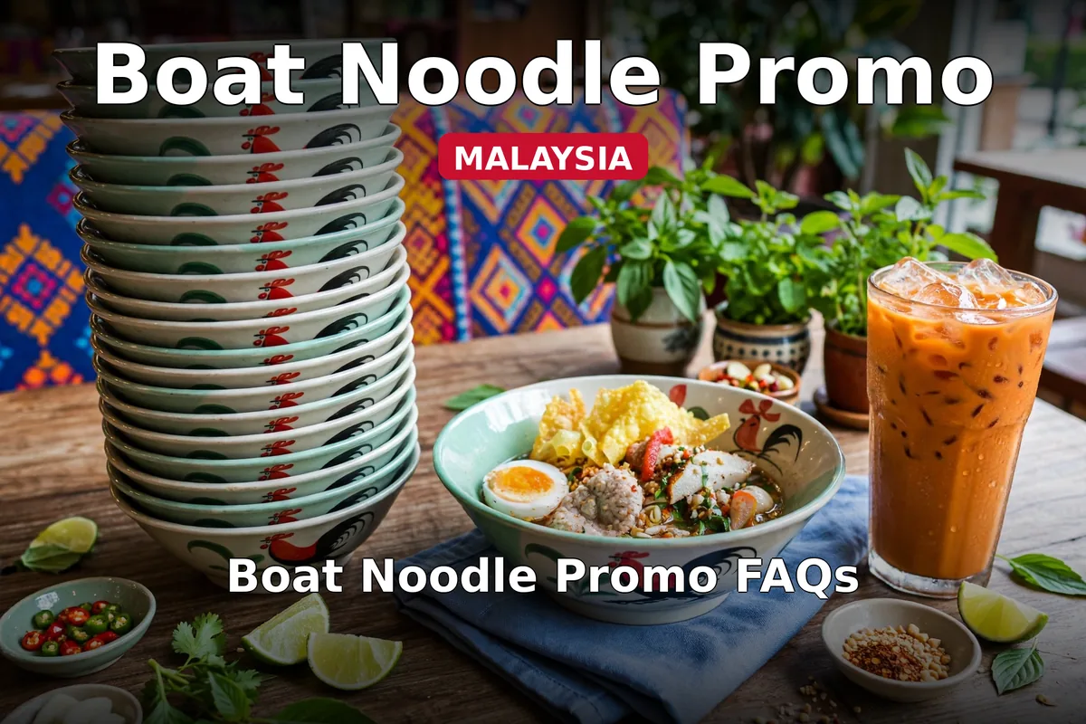 Boat Noodle promo FAQs