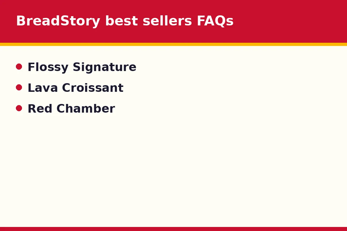 BreadStory best sellers FAQs