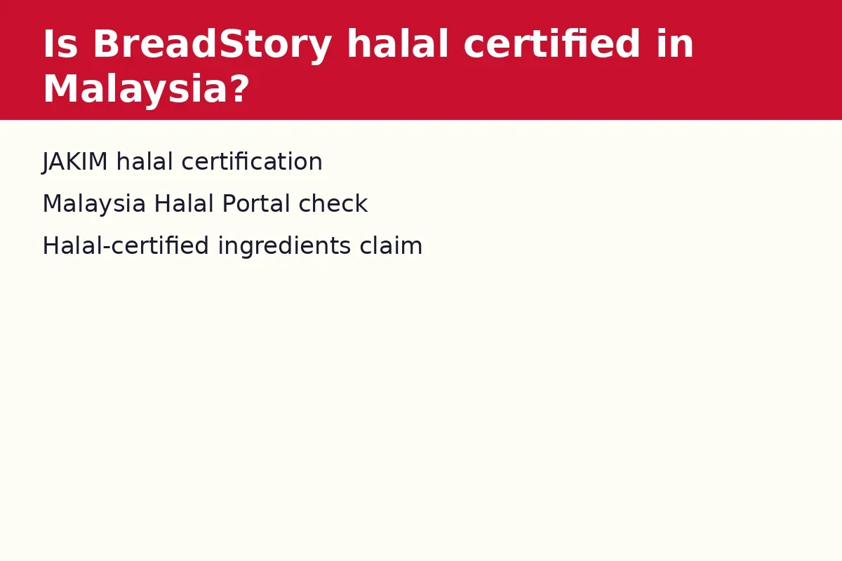 Is BreadStory halal certified in Malaysia?