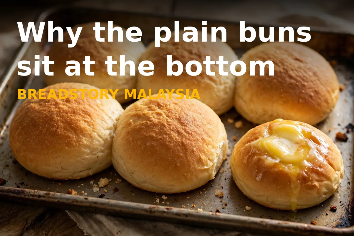 Why the plain buns sit at the bottom