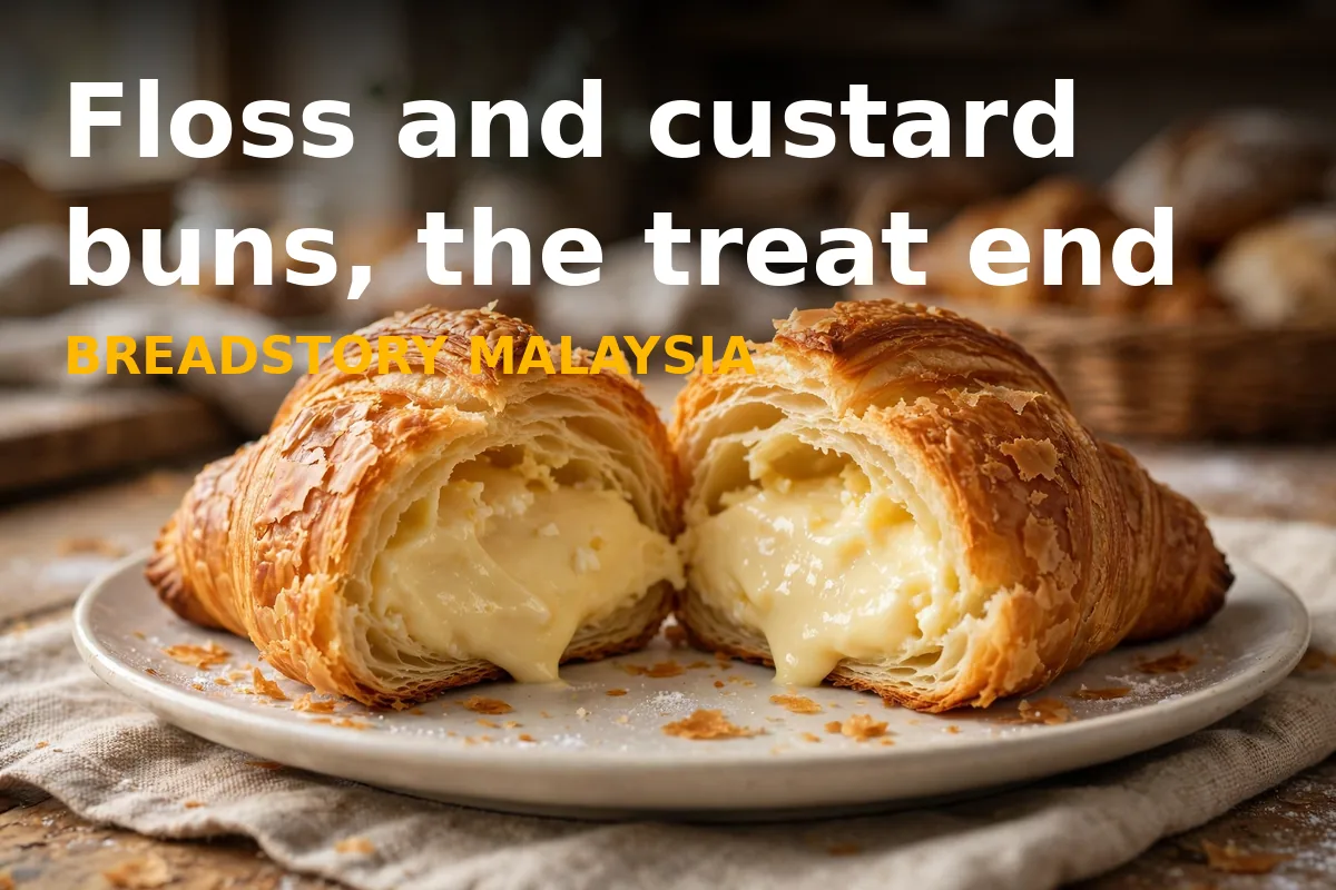 Floss and custard buns, the treat end