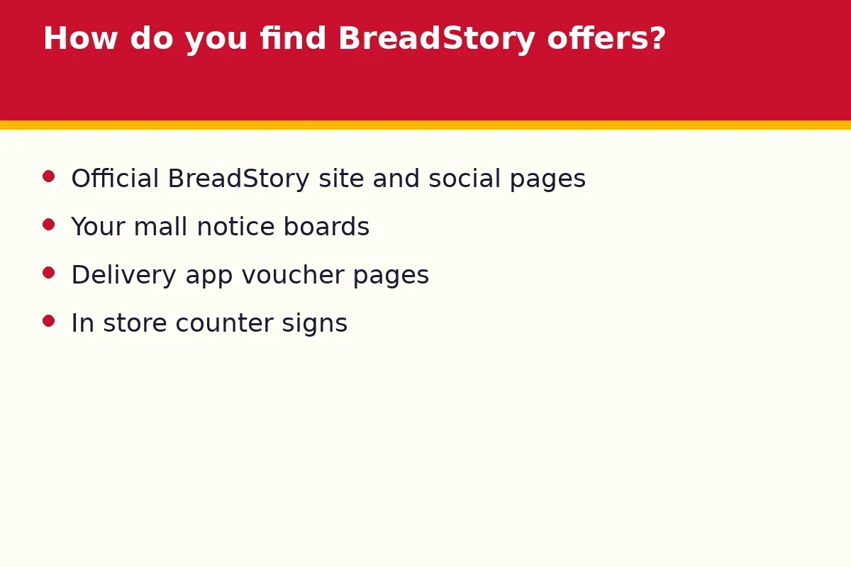 How do you find BreadStory offers?