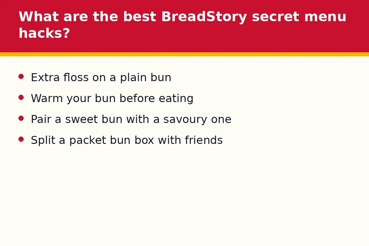 What are the best BreadStory secret menu hacks?