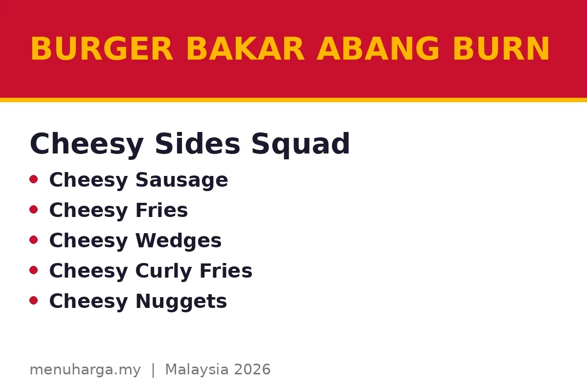 Cheesy Sausage and the cheesy sides