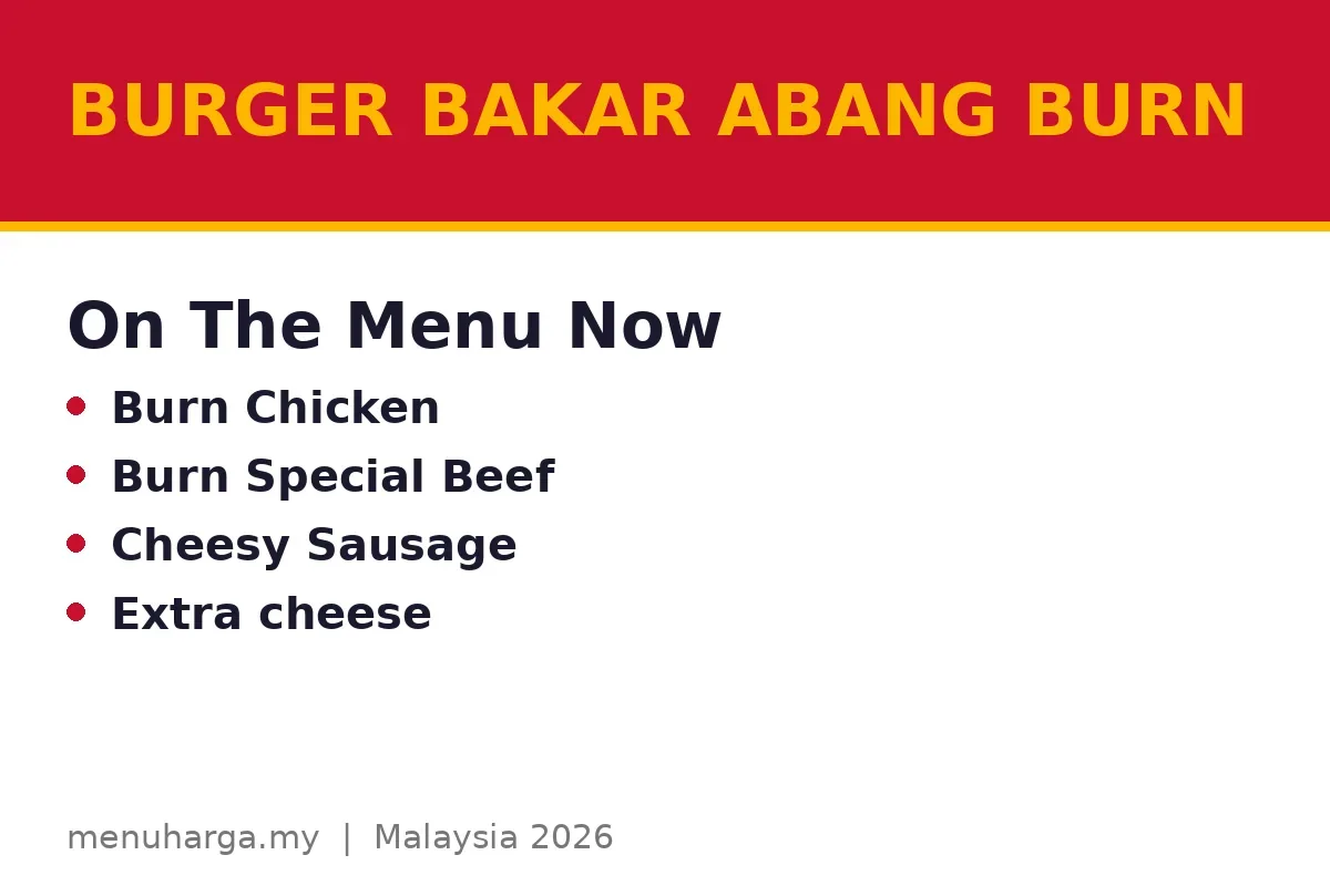 What is on the menu right now instead?