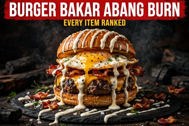 Burger Bakar Abang Burn Menu Ranked Malaysia 2026