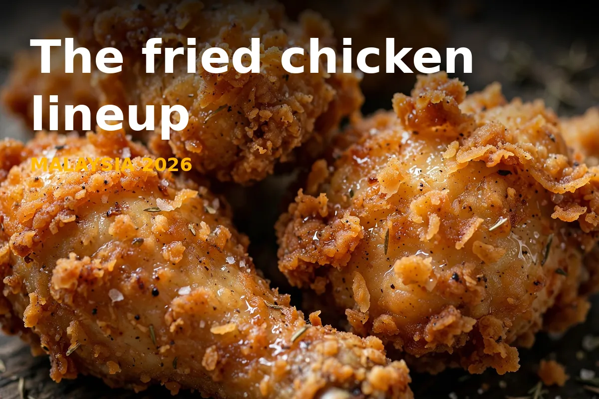 The fried chicken lineup