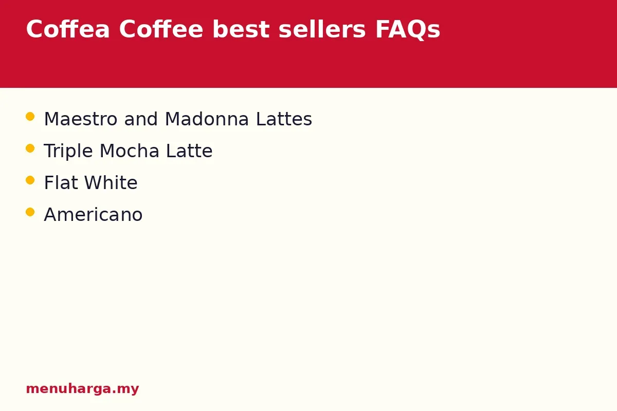 Coffea Coffee best sellers FAQs
