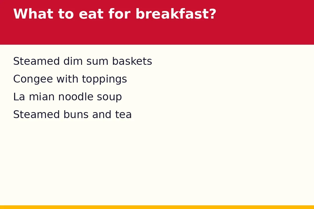 What should you eat for breakfast at Crystal Jade?