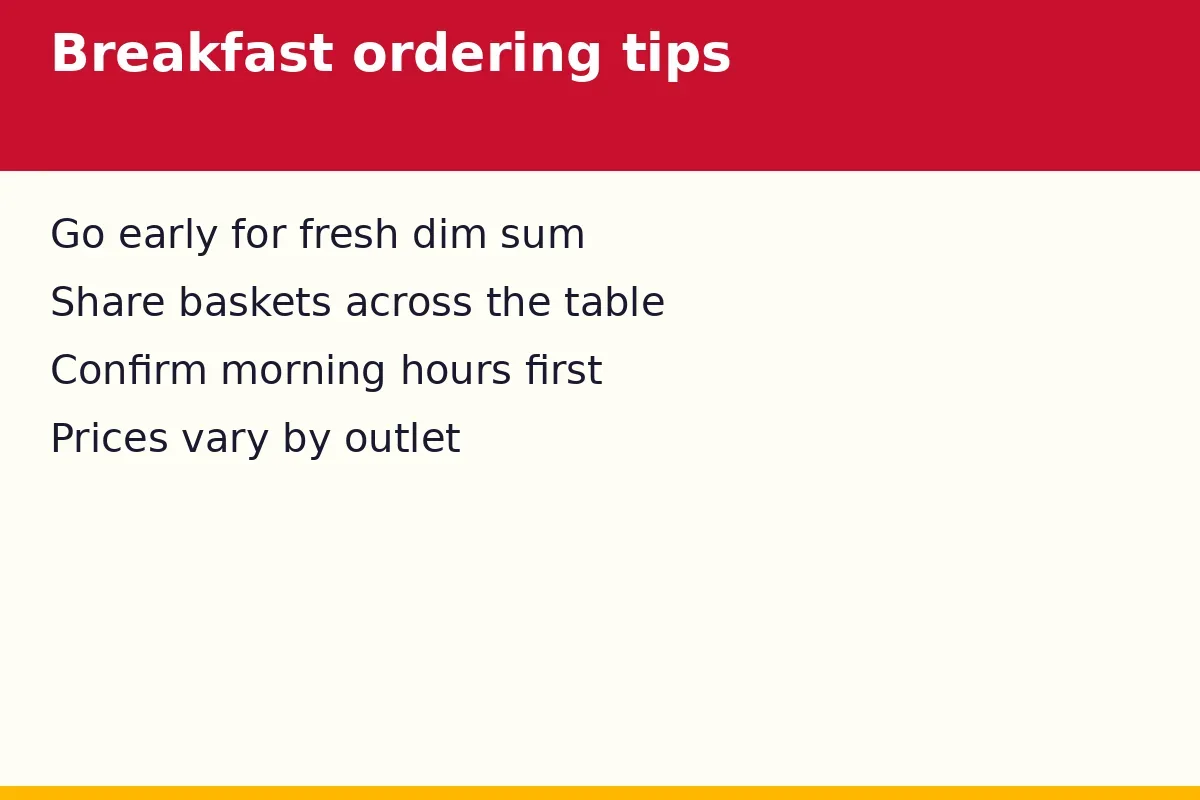 Any breakfast ordering tips?