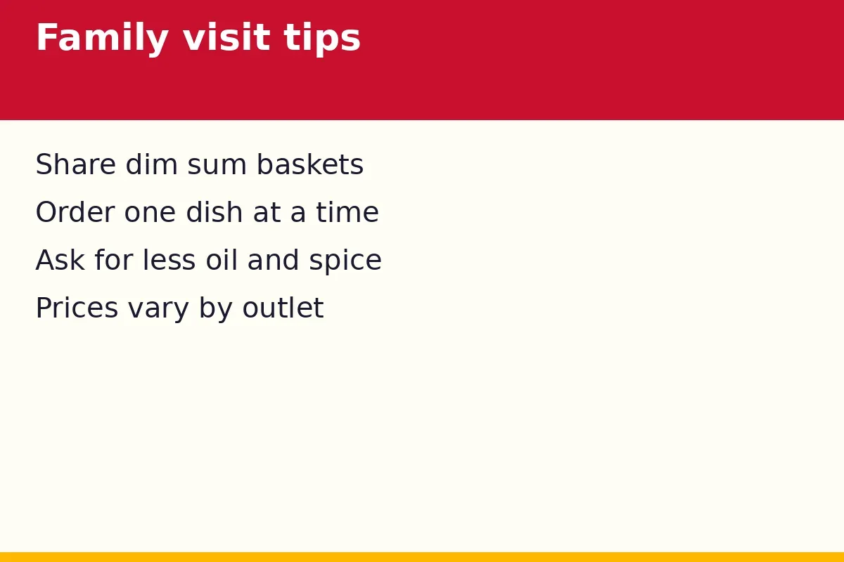 Any tips for family visits?