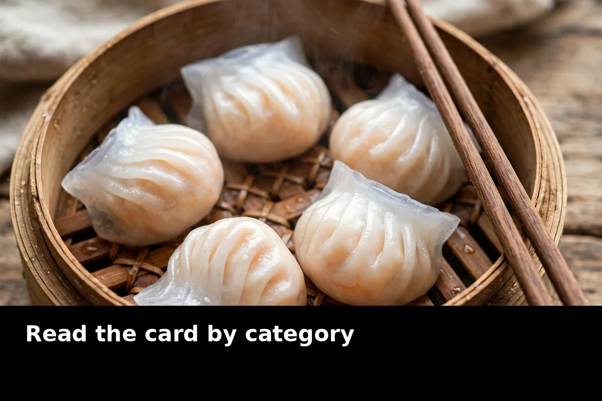 Read the card by category