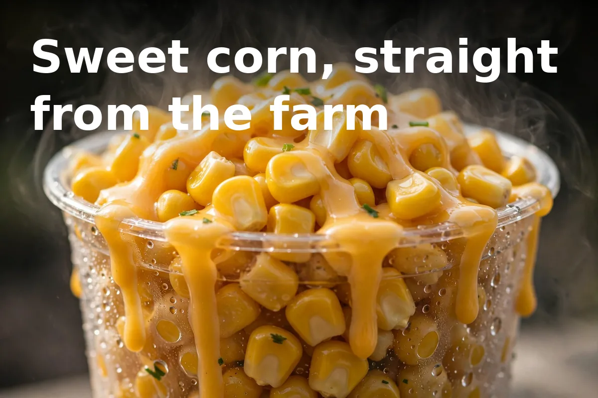 Sweet corn, straight from the farm