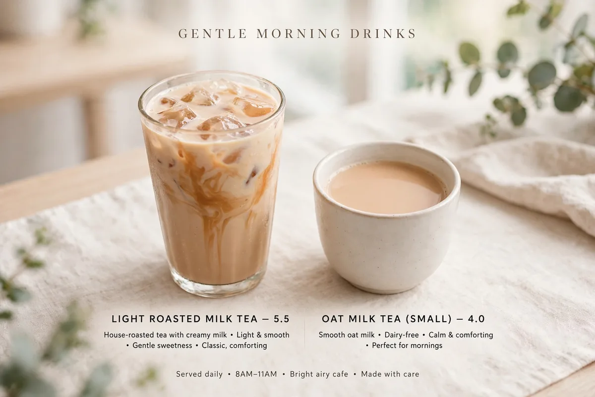 What are the best morning drinks at Dakasi?