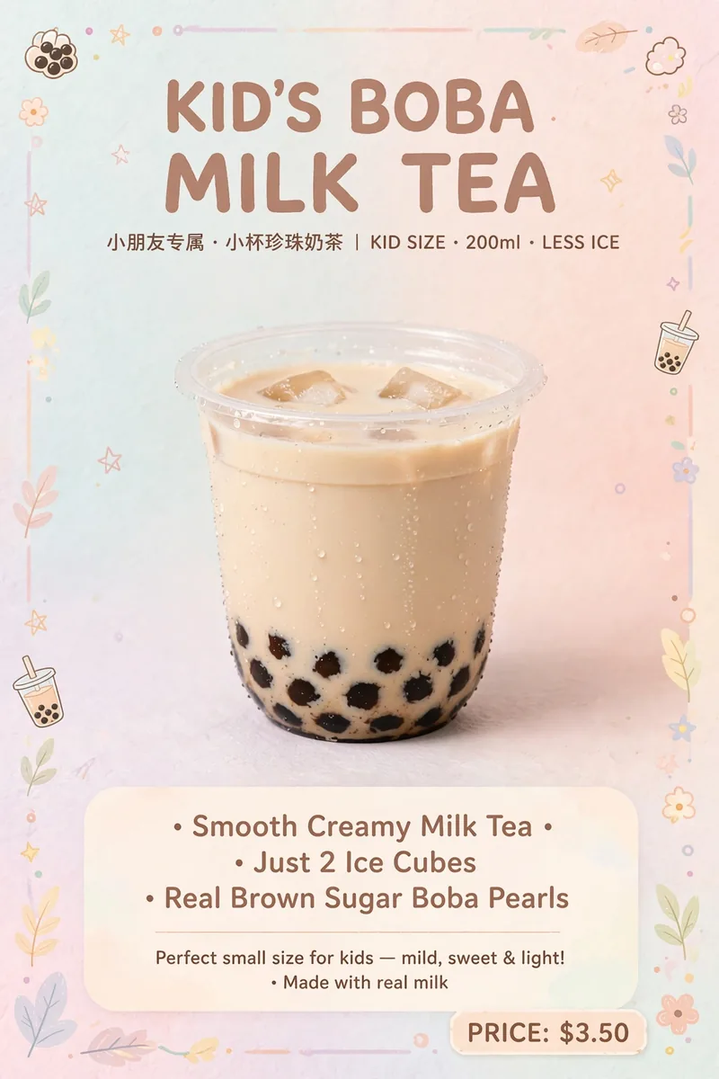 Does Dakasi have an official kids menu in Malaysia?