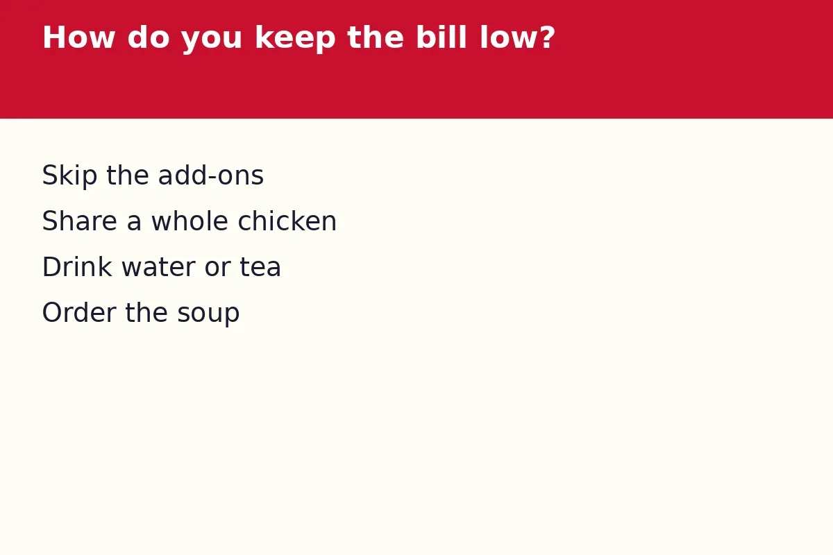 How do you keep the bill low?