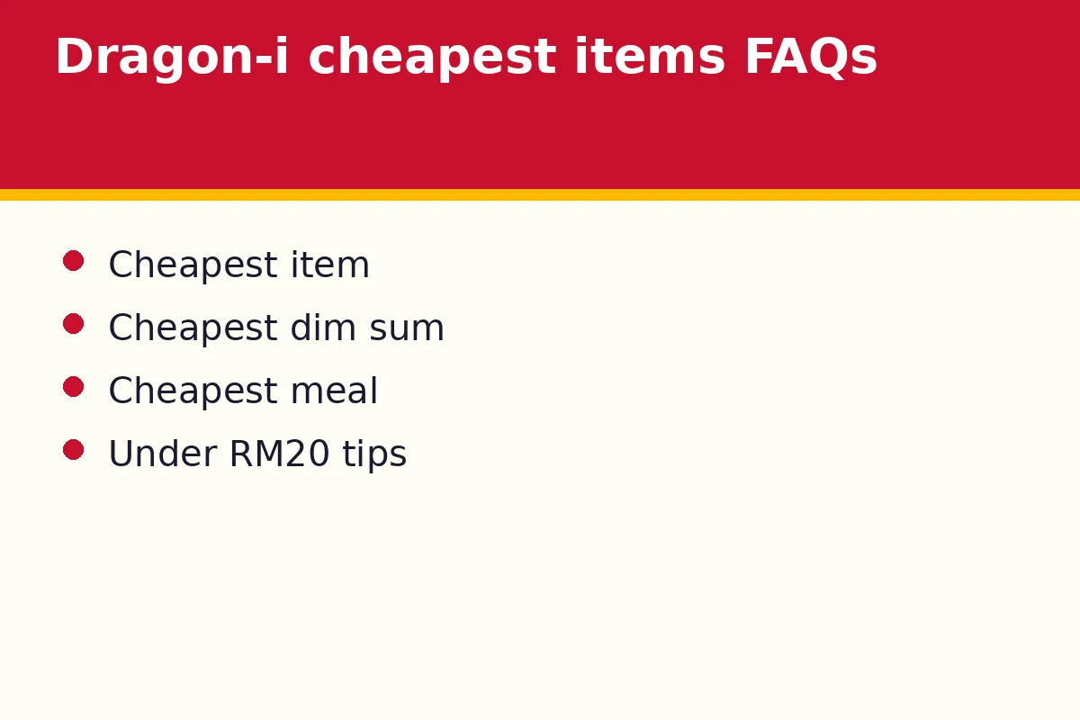 Dragon-i cheapest items FAQs
