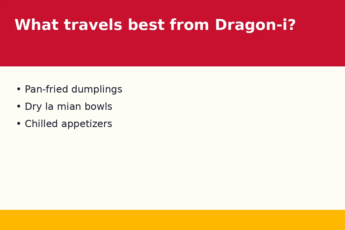 What travels best from Dragon-i?