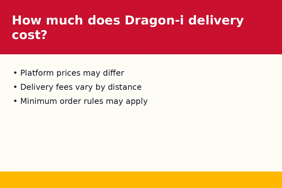 How much does Dragon-i delivery cost?