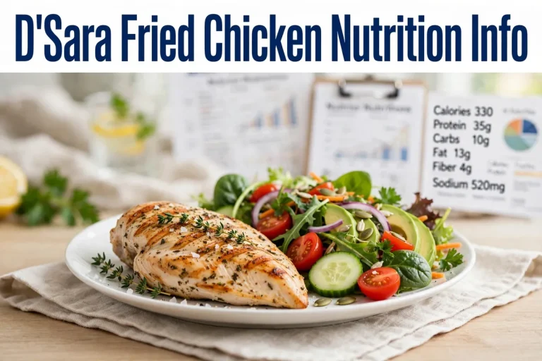 D’Sara Fried Chicken Nutrition Info Malaysia