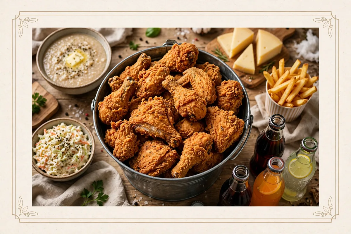D'Sara Fried Chicken party packages: inside the Party Combo Set (RM 155.40)