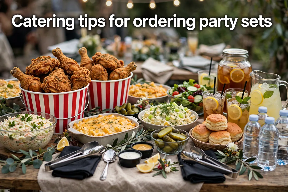 Catering tips for ordering D'Sara Fried Chicken party packages