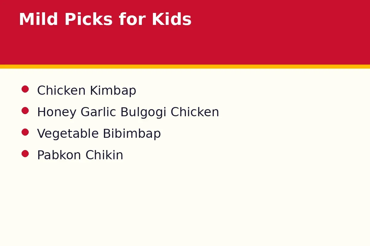 Does Dubuyo have a kids menu?