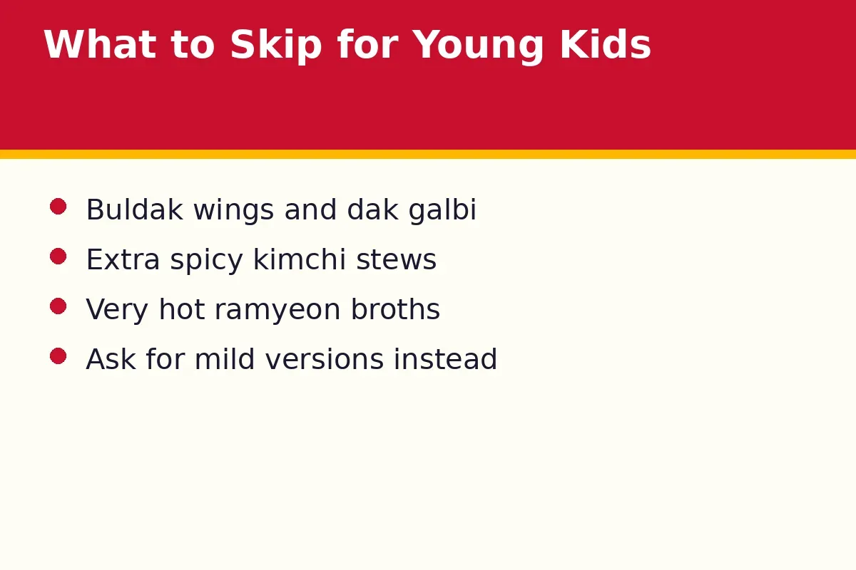 What to skip for young kids
