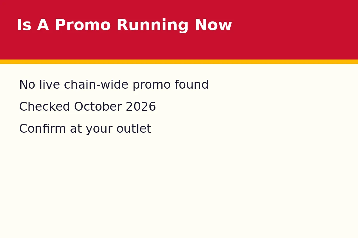 Is there an Each-A-Cup promo running right now?