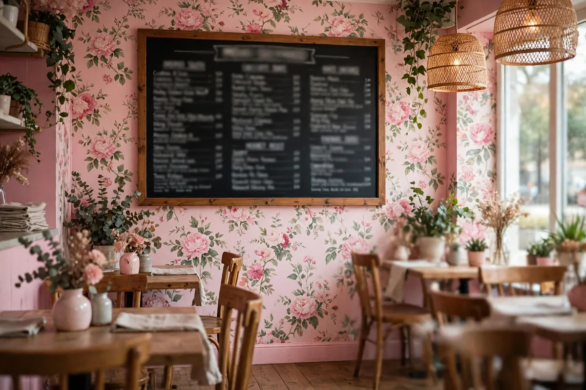 What mains and cakes sit on the EL&N menu card?