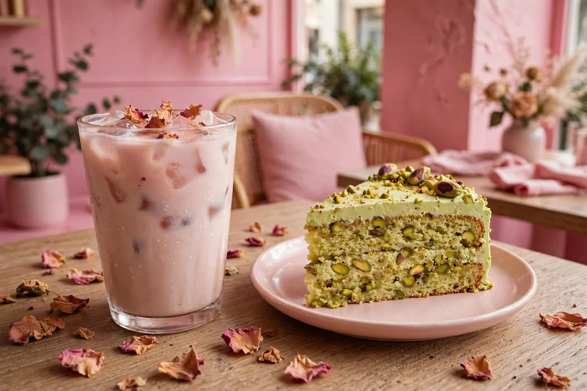 Secret style rose latte idea