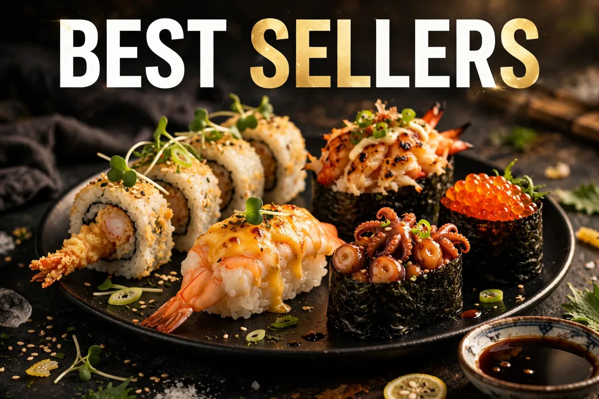 Empire Sushi menu: which items are the best sellers?