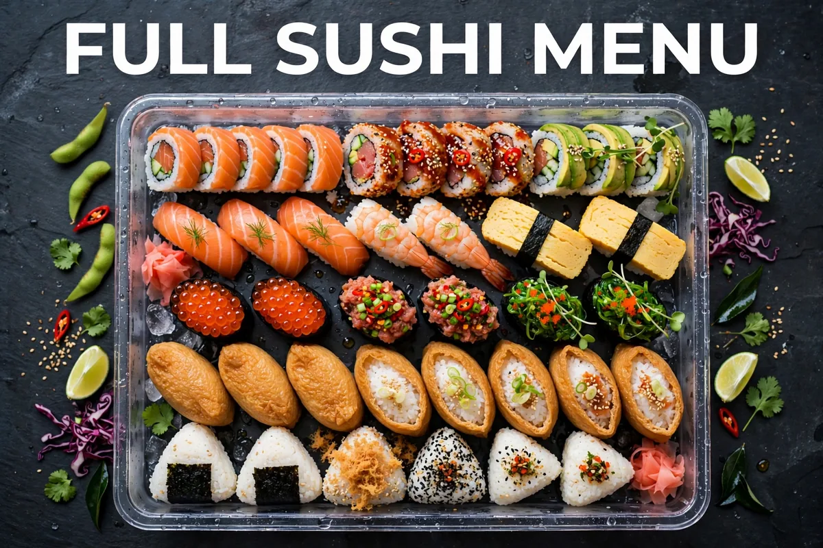 What is on the Empire Sushi menu?