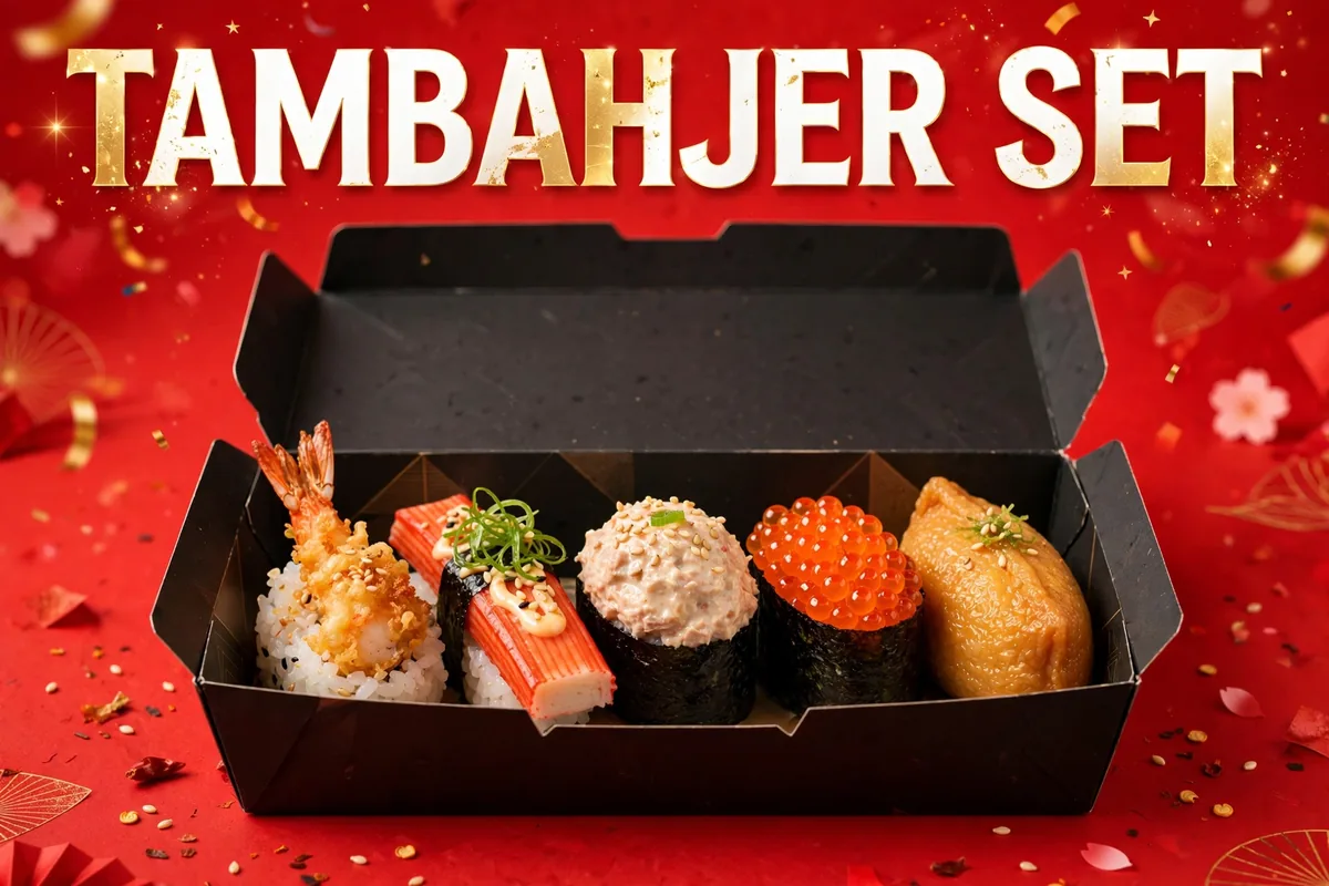 What is the TambahJer deal on the Empire Sushi menu card?