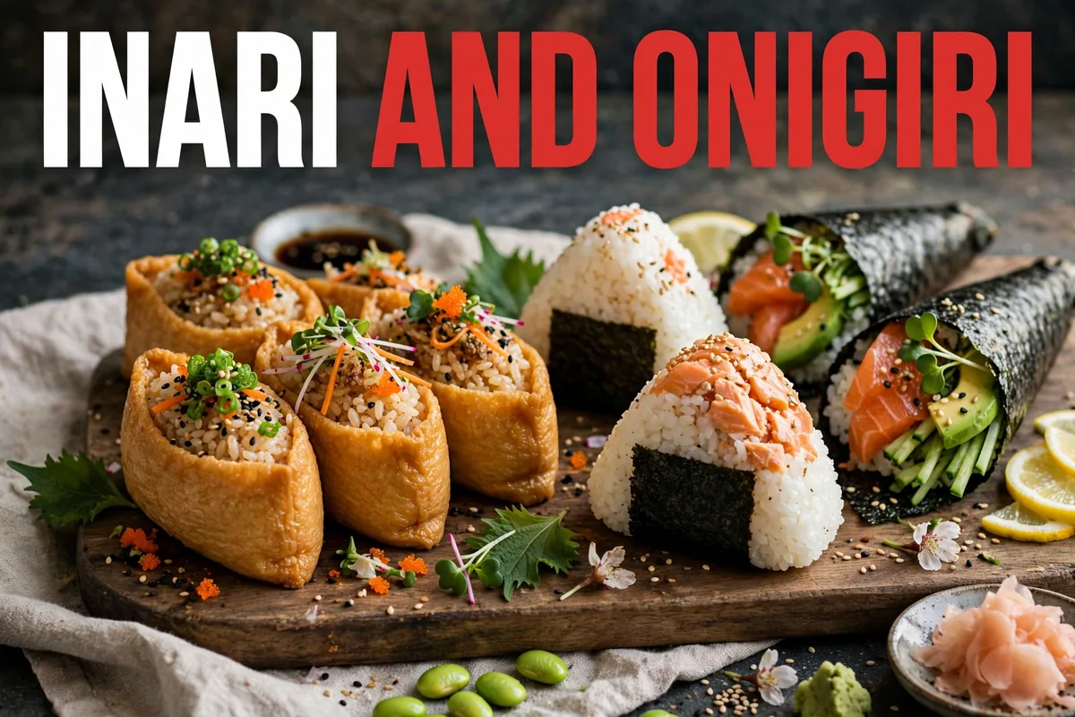 Empire Sushi menu: inari, onigiri and hand rolls