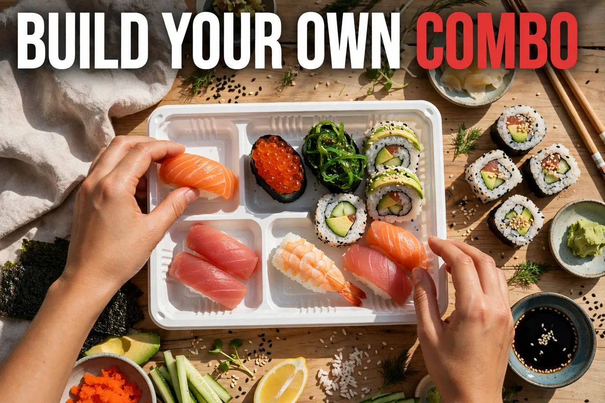 How can I build my own combo at Empire Sushi?