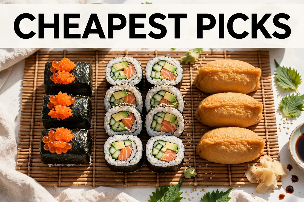 The cheapest items on the Empire Sushi menu