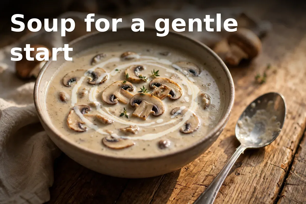 Soup for a gentle start
