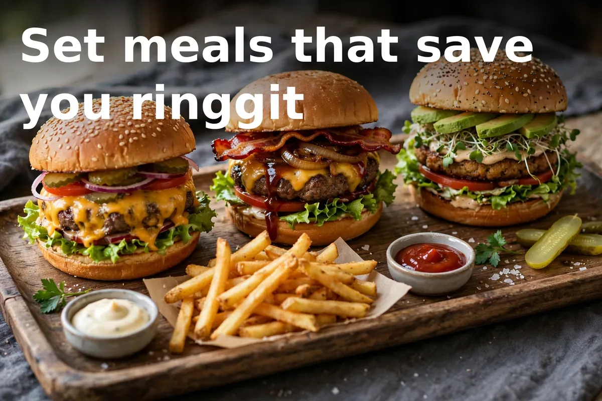 Set meals that save you ringgit