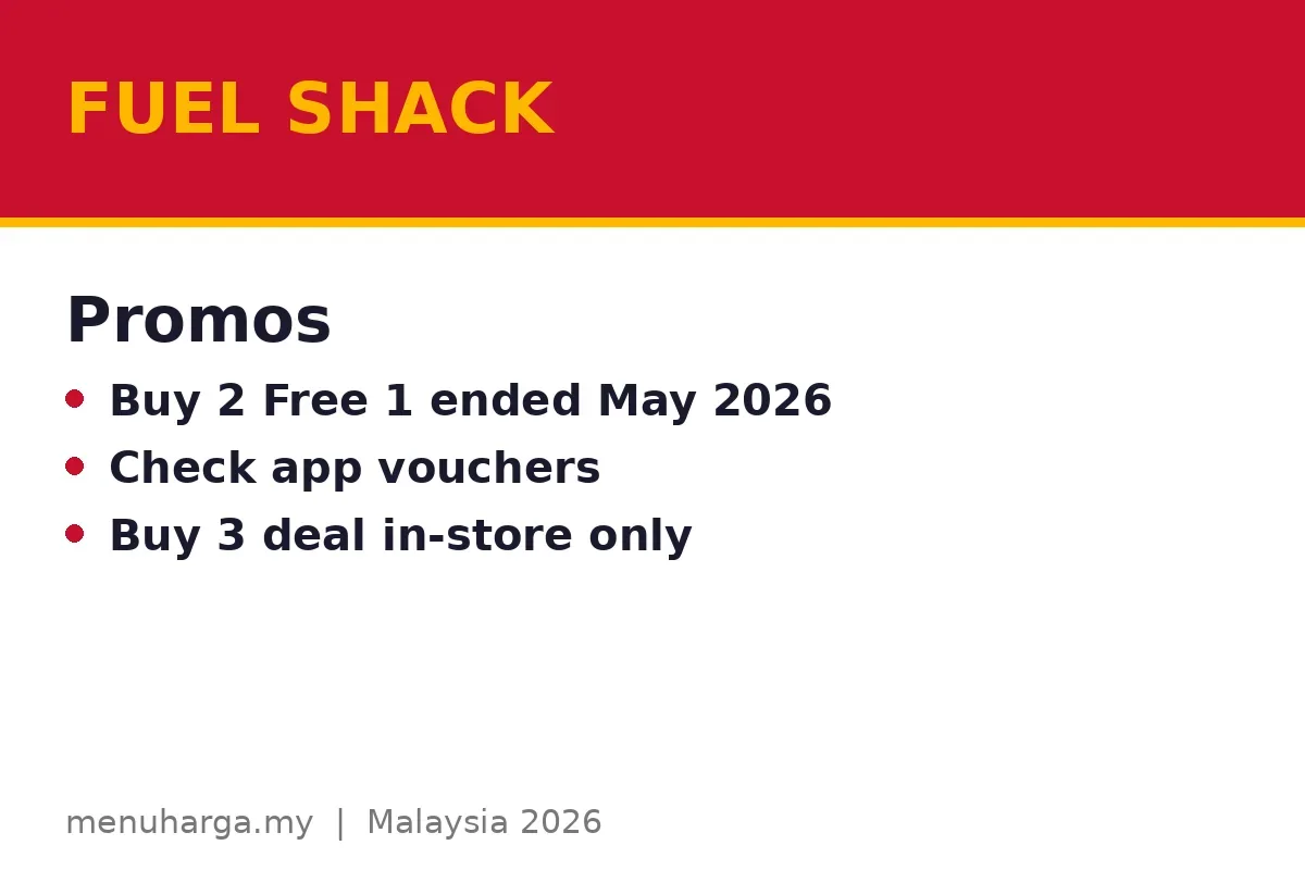 What delivery promos does Fuel Shack run?